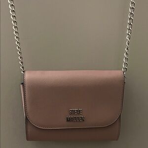 Steve Madden Tan Crossbody Bag with Chain Strap